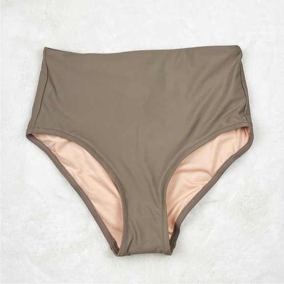 NWT Madewell Second Wave High Waisted Bikini Bottoms Castle - Picture 5 of 7